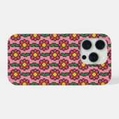 Motif de fleur pixel 8 bits (Verso Horizontal)