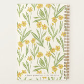 Motif de Fleur sauvage Jaune (Dos)