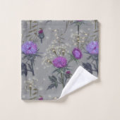 Motif de fleur sauvage Pissenlit (Gant de toilette)