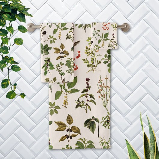 Motif de fleur sauvage vintage