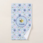 Motif de fleur simple mignon (Serviette à main)