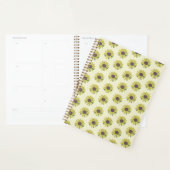 Motif de fleur simple tournesol marron vert jaune (Devant avec enveloppe)