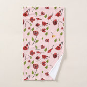 motif de fleurs (Serviette à main)