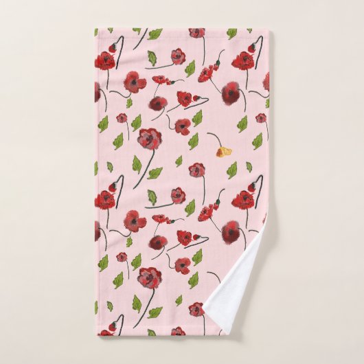motif de fleurs (Serviette à main)