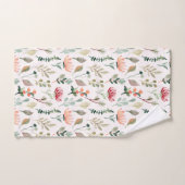 Motif de fleurs à l'aquarelle (Serviette à main)