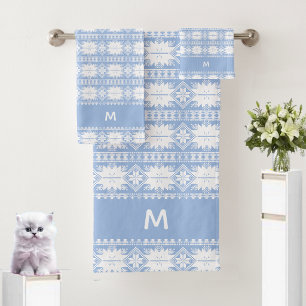 Motif de fleurs abstraites sur fond bleu clair et