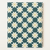 Motif de fleurs blanc et jaune (Dos)