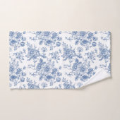 Motif de fleurs bleues (Serviette à main)