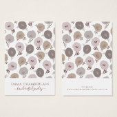 Motif de fleurs bouchées (Devant & derrière)