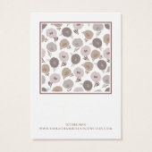 Motif de fleurs bouchées (Dos)