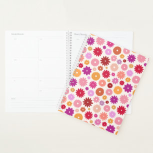 Motif de fleurs colorées