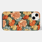 Motif de fleurs colorées (Verso Horizontal)