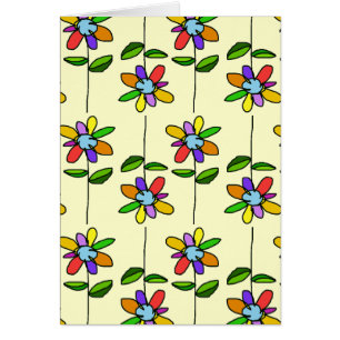 motif de fleurs colorées et belles