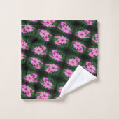 Motif de fleurs Cosmos roses (Gant de toilette)