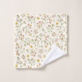 Motif de fleurs d'aquarelle (Gant de toilette)