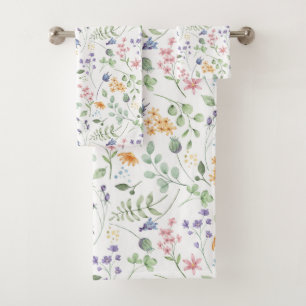 Motif de fleurs d'aquarelle