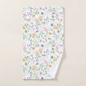 Motif de fleurs d'aquarelle (Serviette à main)