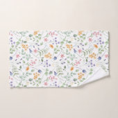 Motif de fleurs d'aquarelle (Serviette à main)