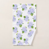 Motif de fleurs d'aquarelle Hydrangea (Serviette à main)