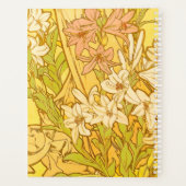 Motif de fleurs de lys d'Alphonse Mucha : Art nouv (Dos)