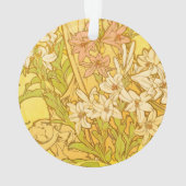 Motif de fleurs de lys d'Alphonse Mucha : Art nouv (dos)