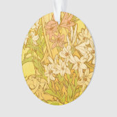 Motif de fleurs de lys d'Alphonse Mucha : Art nouv (devant)