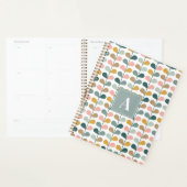 Motif de fleurs de pétale initiales de monogramme  (Devant avec enveloppe)