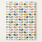 Motif de fleurs de pétale initiales de monogramme  (Dos)