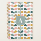Motif de fleurs de pétale initiales de monogramme  (Devant)
