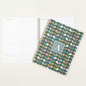 Motif de fleurs de pétale initiales monogramme car (Devant avec enveloppe)
