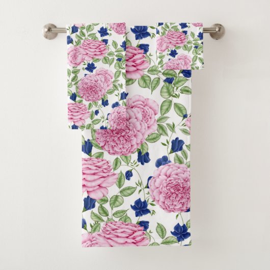 Motif de fleurs de rose rose (En situation)