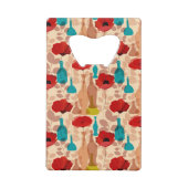 Motif de fleurs, de vases et de bouteilles (Dos)