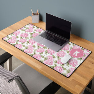 Motif de fleurs d'hydrangea rose élégant avec mono