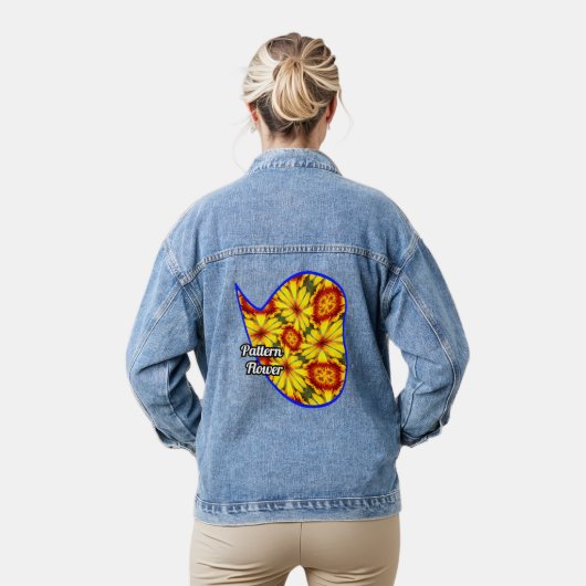 Motif de fleurs d'or (Modèle)