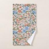 Motif de fleurs du jardin de corail (Serviette à main)