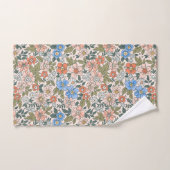 Motif de fleurs du jardin de corail (Serviette à main)