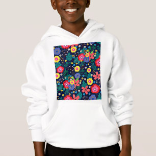 Motif de fleurs et de feuilles décoratives-48675