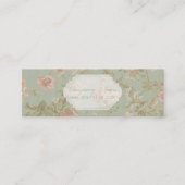 Motif de fleurs - Étiquette de prix, Carte de visi (Devant)