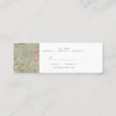Motif de fleurs - Étiquette de prix, Carte de visi (Dos)