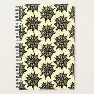 Motif de fleurs florales gothiques Sepia Spirit