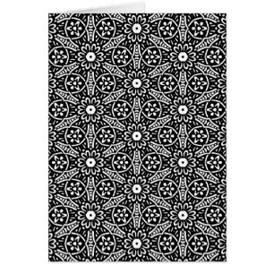 Motif de fleurs géométrique