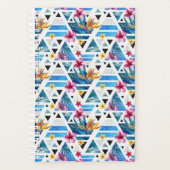 Motif de fleurs géométriques tropicales (Devant)