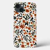 motif de fleurs iPhone / coque ipad (Verso)