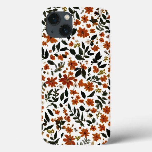 motif de fleurs iPhone / coque ipad (Verso)