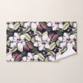 Motif de fleurs Magnolia (Serviette à main)