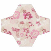 Motif de fleurs modernes roses mignon (Plat)