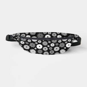 Motif de fleurs monochromes