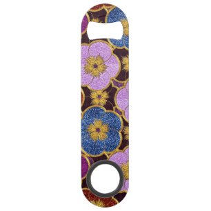 Motif de fleurs multicolores