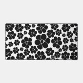 Motif de fleurs - noir et blanc (Recto)