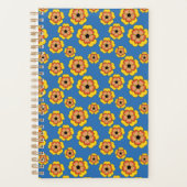 Motif de fleurs orange jaune (Devant)